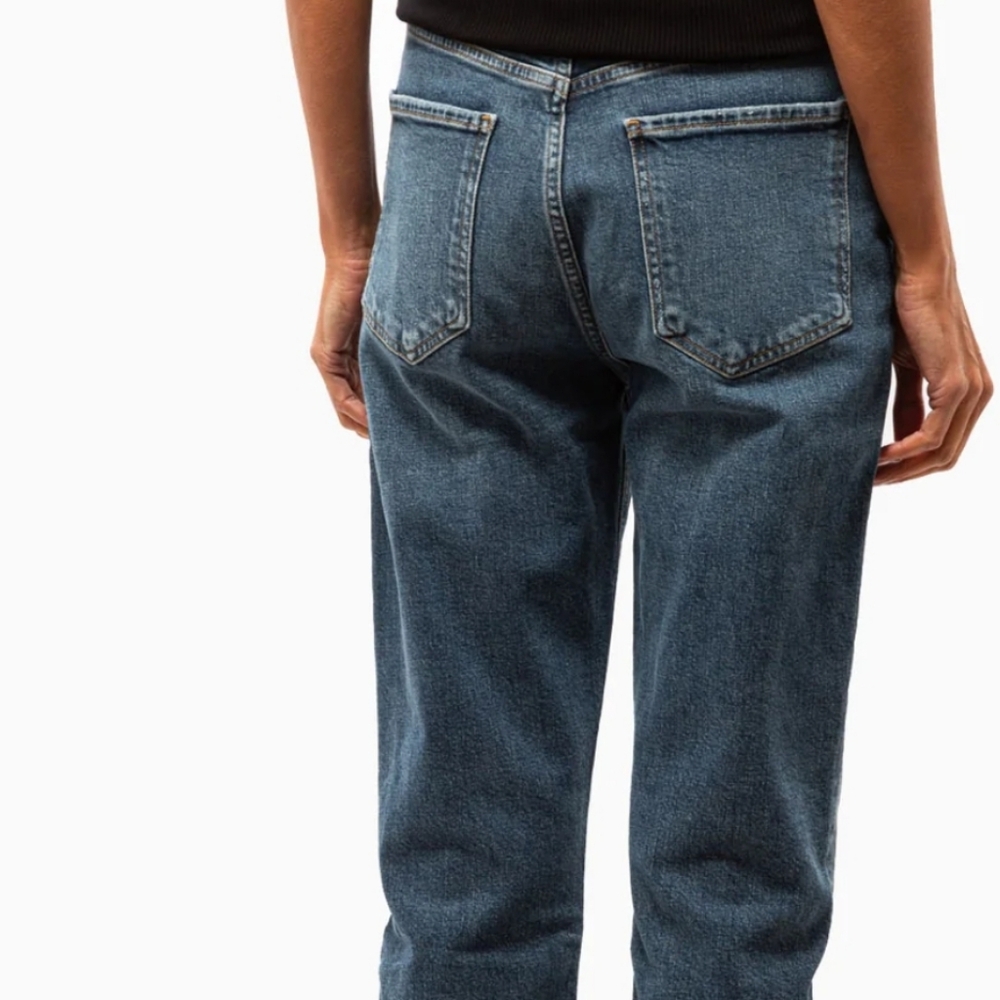 Agolde Riley Long High Rise Straight Nwt Size 33 - Picture 10 of 12